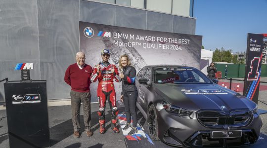 Francesco Pecco Bagnaia is The winner of the BMW M Award in MotoGP™ 2024