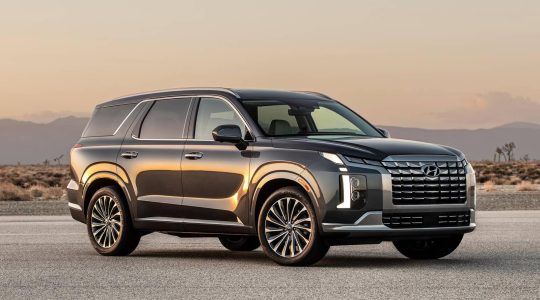 Hyundai Palisade Safest Family SUVs with 3rd Row in 2025