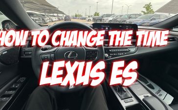 How to Change the Time on Lexus ES350