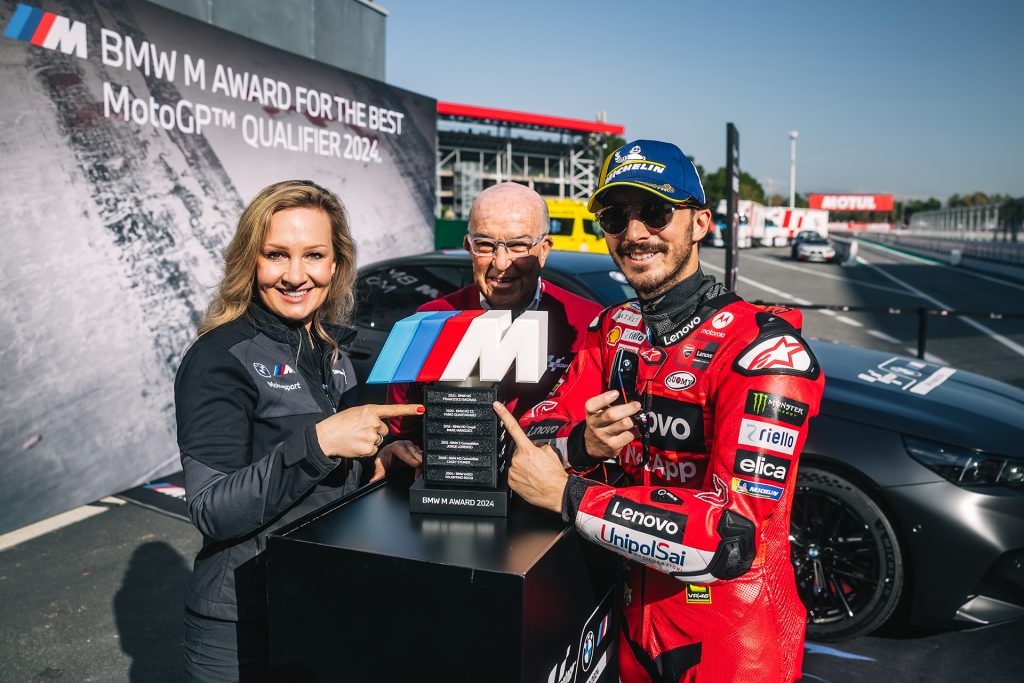 Francesco Pecco Bagnaia is The winner of the BMW M Award in MotoGP™ 2024 1