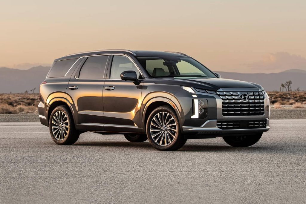 Hyundai Palisade Safest Family SUVs with 3rd Row in 2025