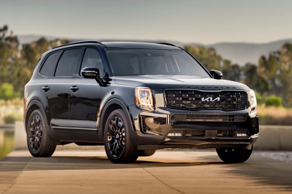 Kia Telluride Safest Family SUVs with 3rd Row in 2025